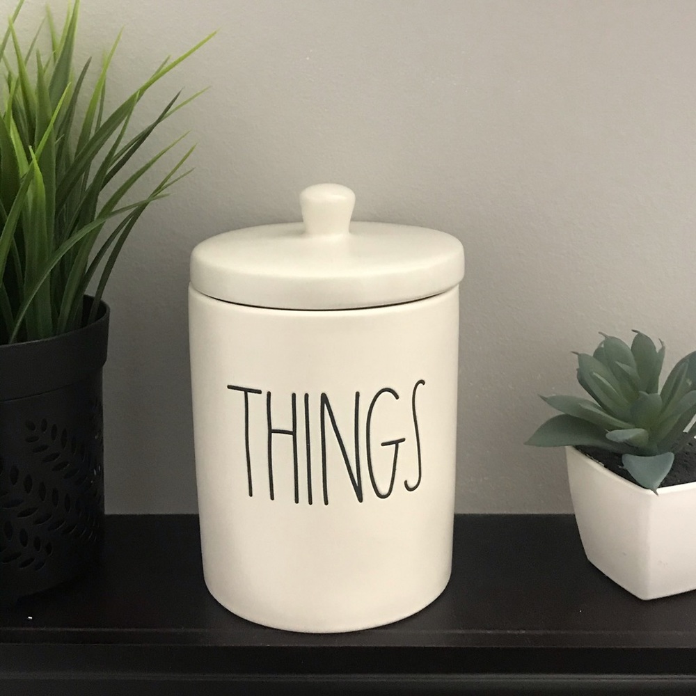 Rae Dunn Things canister